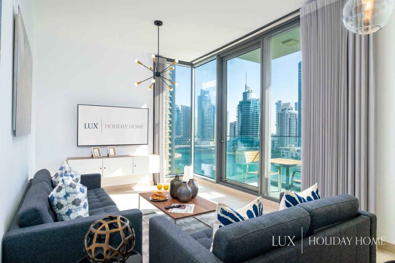 דובאי Lux - Contemporary Suite With Full Marina View מראה חיצוני תמונה