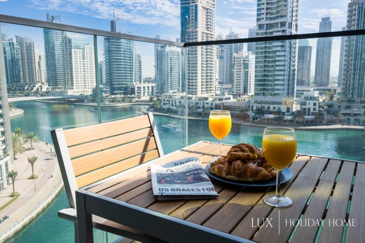 דובאי Lux - Contemporary Suite With Full Marina View מראה חיצוני תמונה