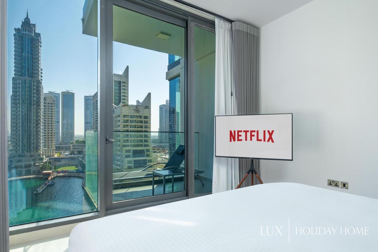 דובאי Lux - Contemporary Suite With Full Marina View מראה חיצוני תמונה