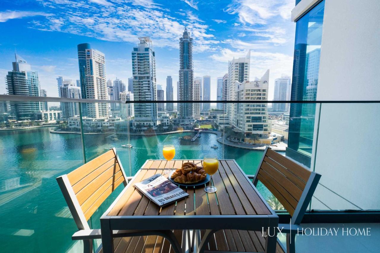 דובאי Lux - Contemporary Suite With Full Marina View מראה חיצוני תמונה