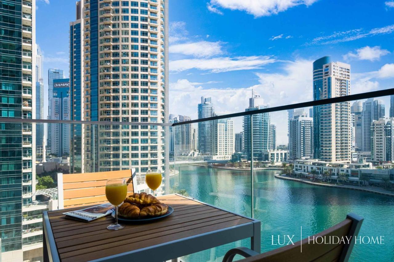 דובאי Lux - Contemporary Suite With Full Marina View מראה חיצוני תמונה