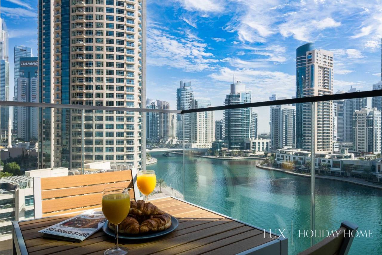דובאי Lux - Contemporary Suite With Full Marina View מראה חיצוני תמונה