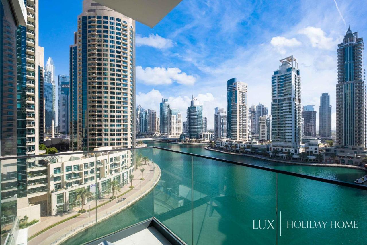 דובאי Lux - Contemporary Suite With Full Marina View מראה חיצוני תמונה