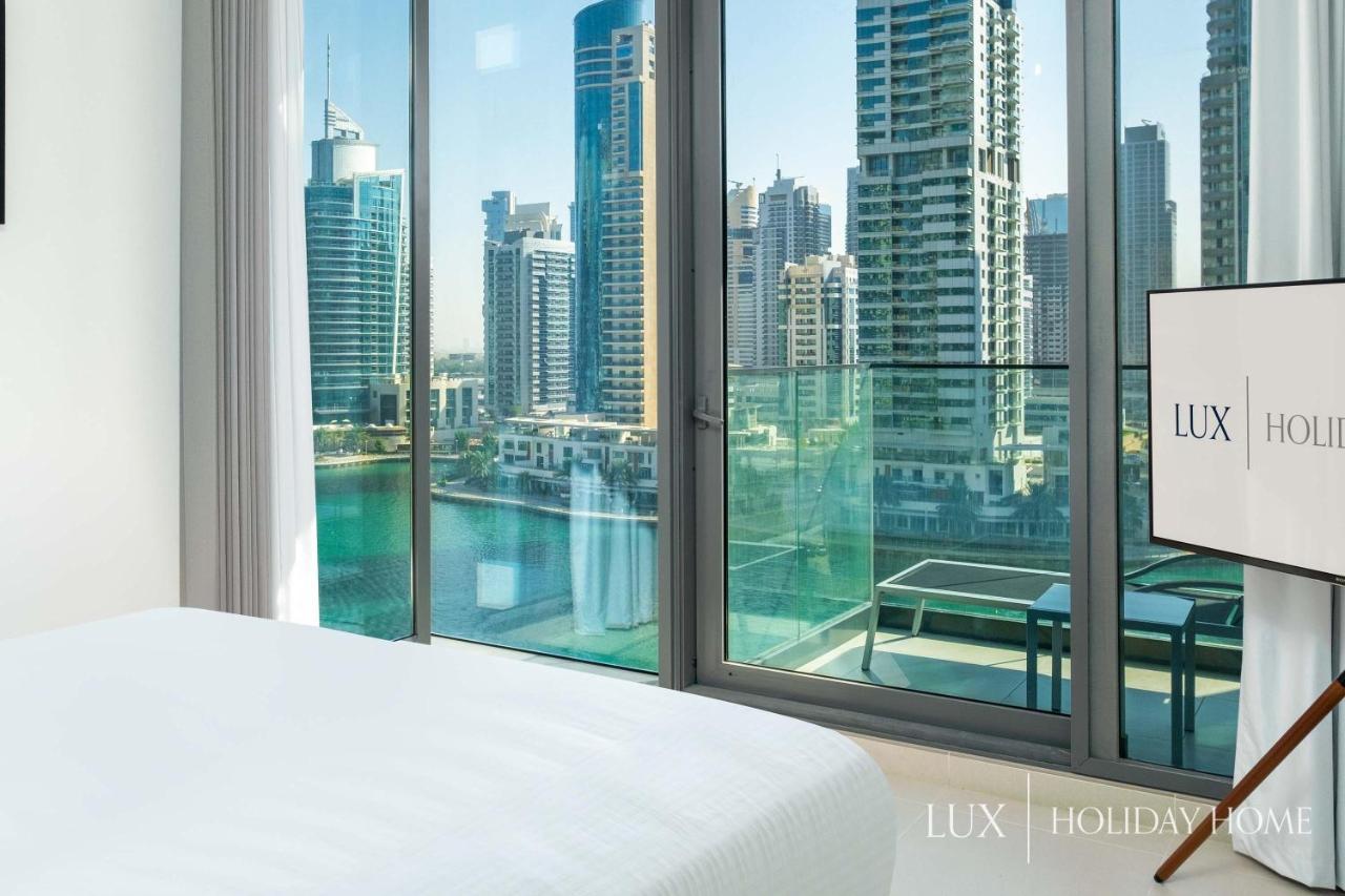 דובאי Lux - Contemporary Suite With Full Marina View מראה חיצוני תמונה
